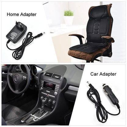 Deluxe Seat Massage Topper – Heat & Vibration Full Body Relief